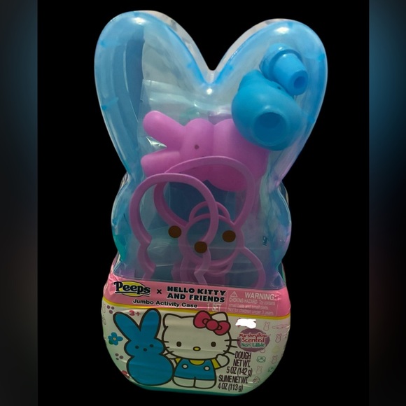 Peeps x Hello Kitty & Friends BLUE Jumbo Activity Case 2025 Dough Slime Cutters - Picture 1 of 2